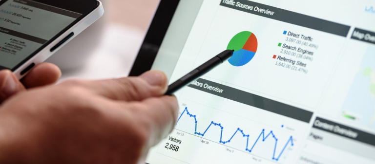 Example of traffic on google ad accounts